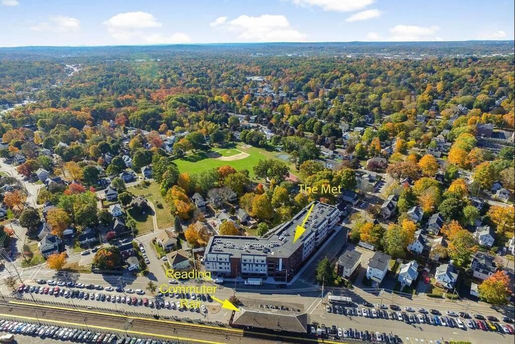 Luxury Apartment With Gym, Steps From Commuter Rail #4011 Reading Exteriör bild